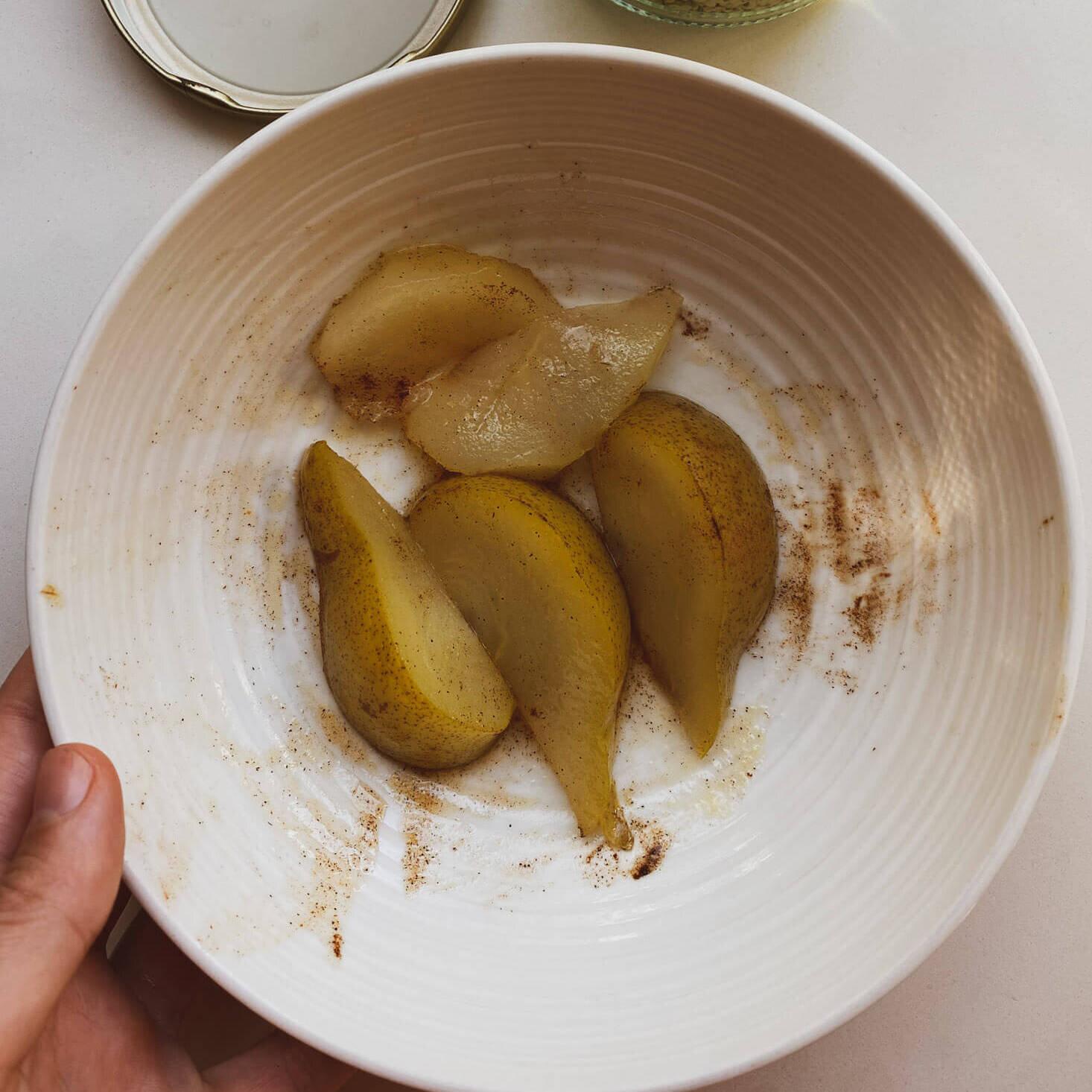Steamed Pears