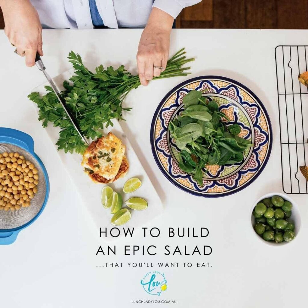 How to build an epic salad recipe book and guide by Lunch Lady Lou